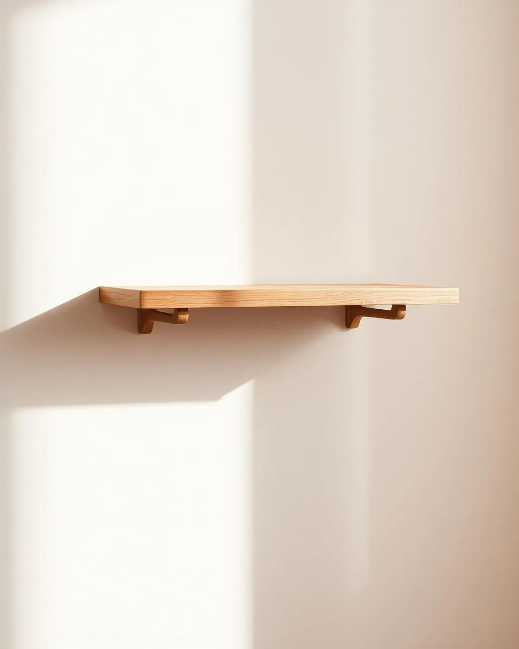 Halla Shelf — Floating Oak Shelf