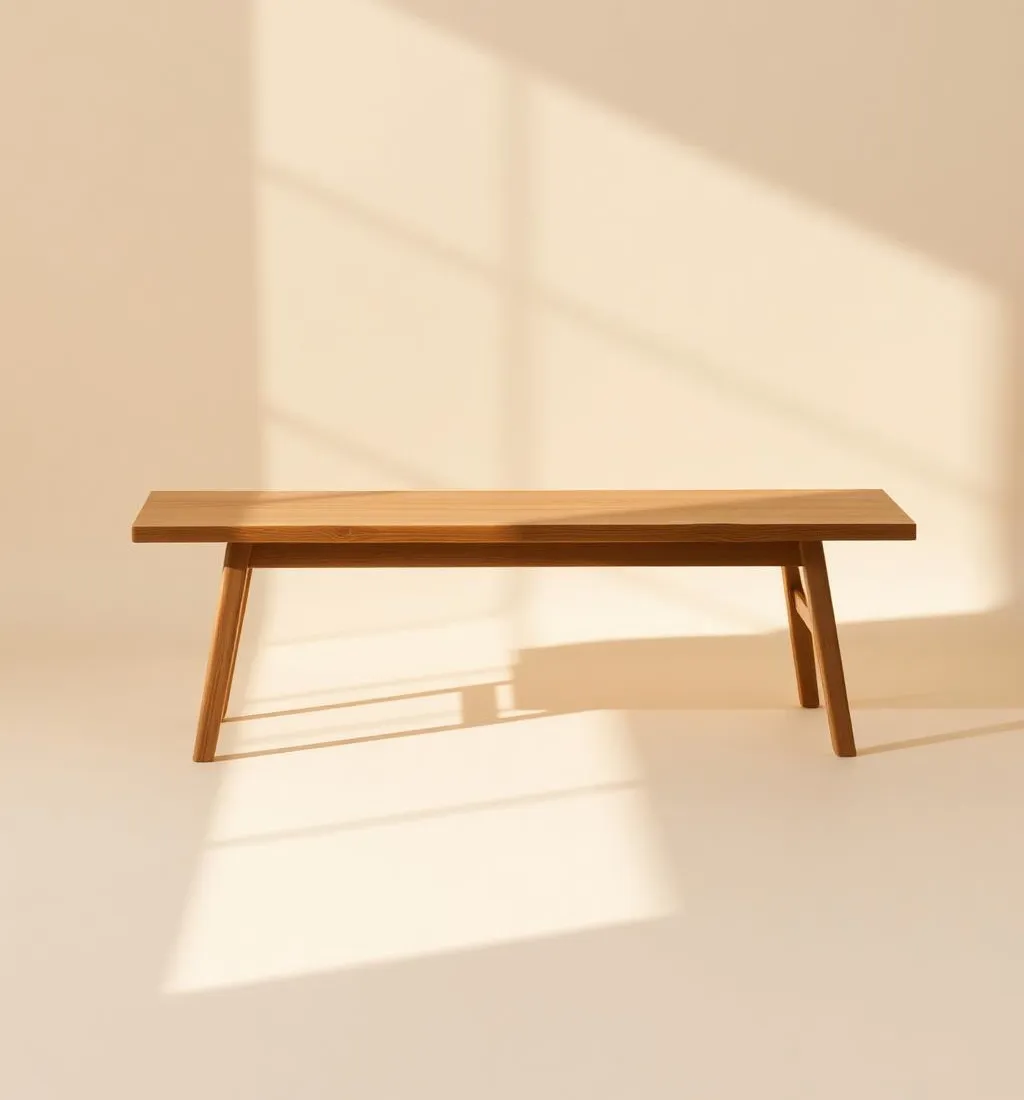 Monolith Bench — Quarter-sawn Oak